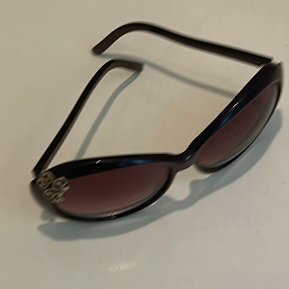 Yves Saint Laurent Paris Oversized Sunglasses Round 6136 Brownish Red Metallic main image 10